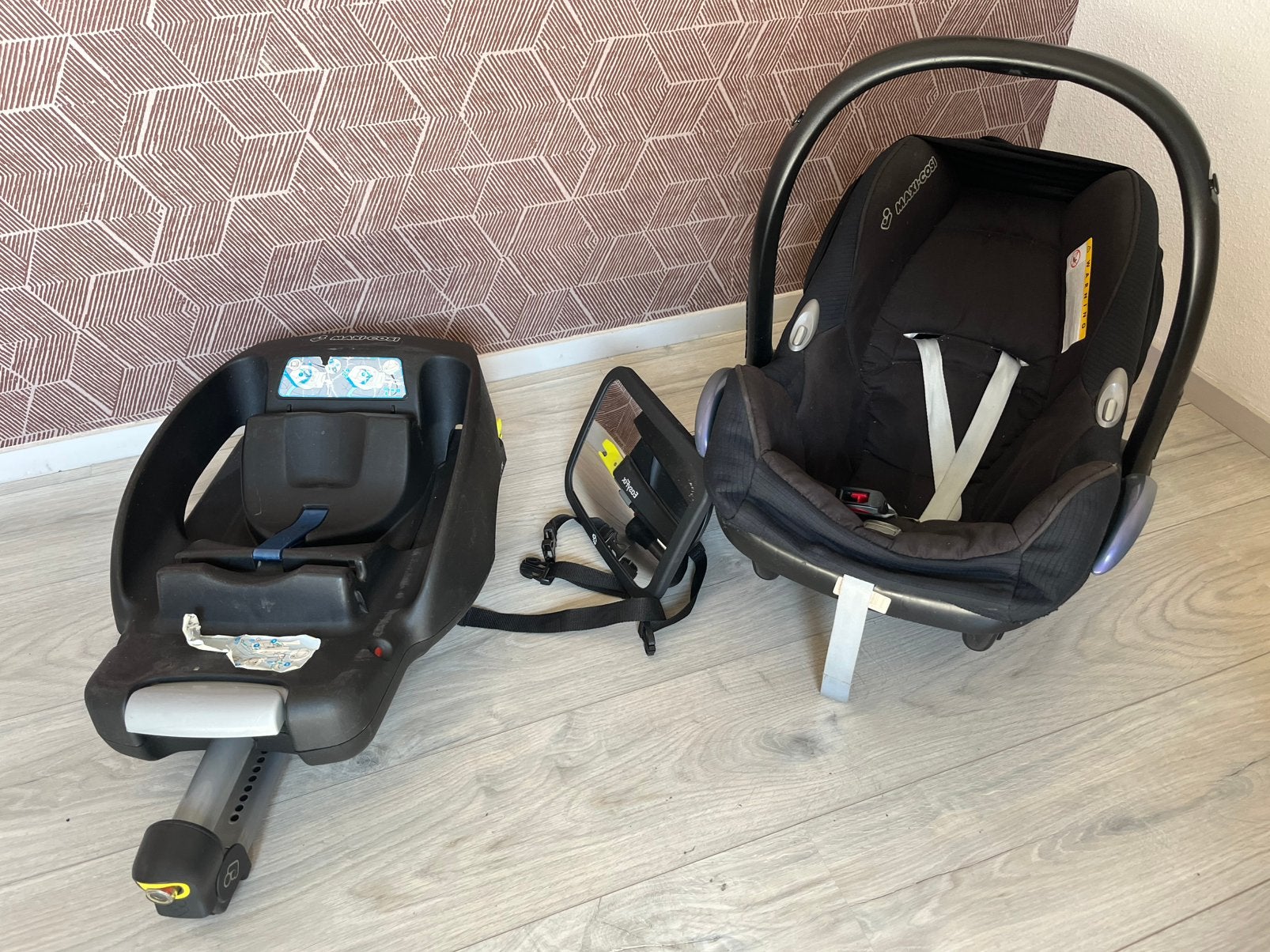 Maxi Cosi en Easy fix, Ophalen, Gebruikt, Isofix, 0 t/m 13 kg