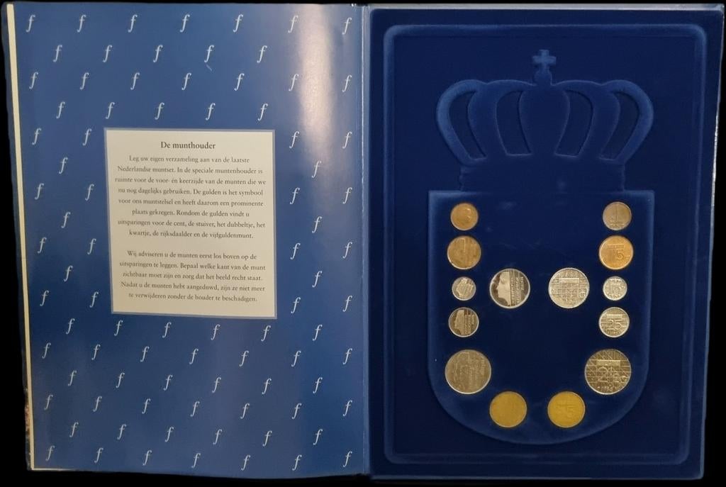 Gedenkboek De Laatste Gulden met munthouder, Ophalen of Verzenden