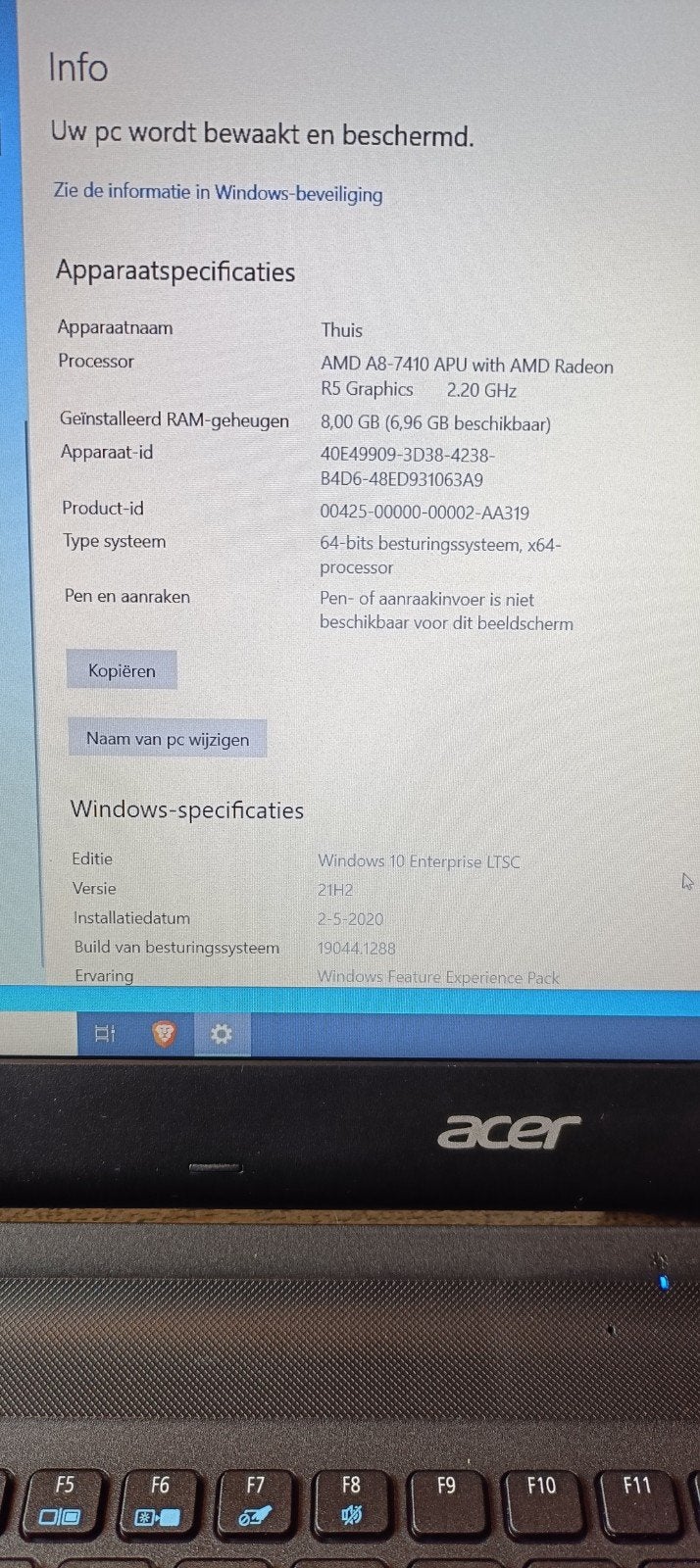 Acer Aspire ES 15 refurbished+ssd
 Acer Aspire E, Computers en Software, Ophalen, Refurbished, Windows