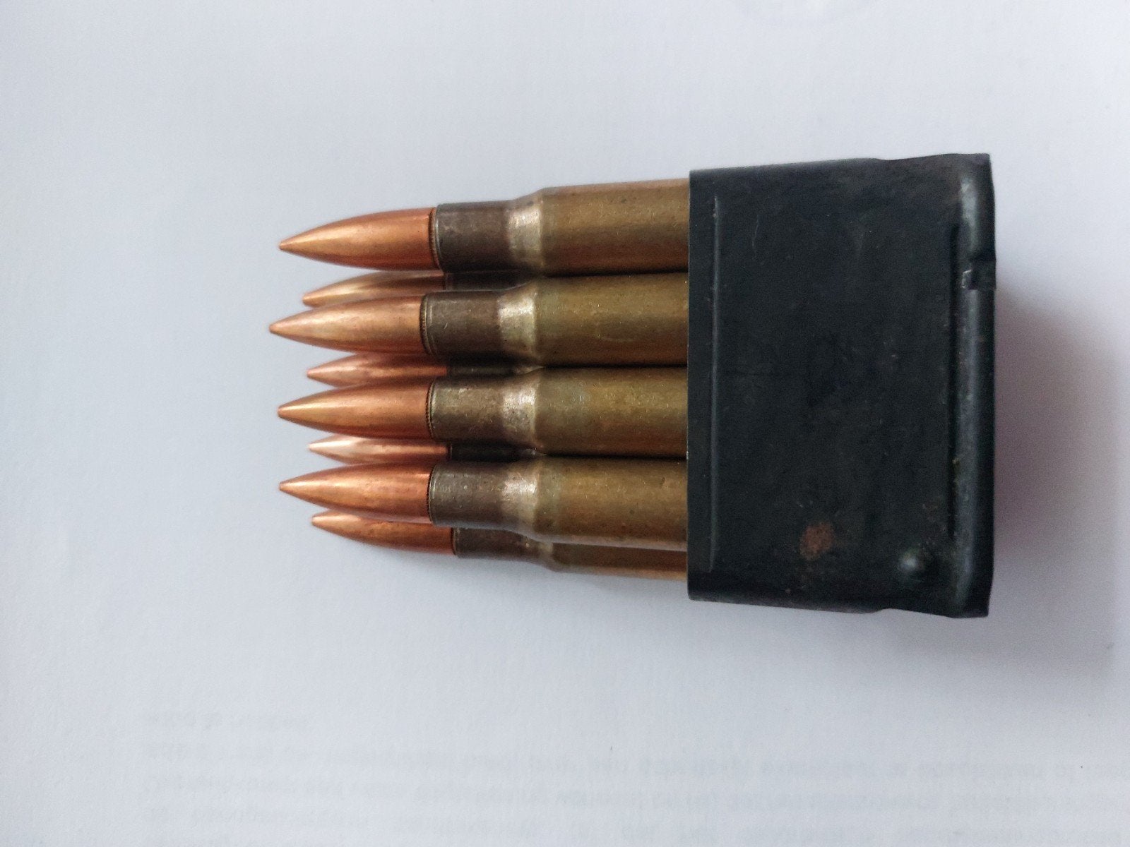 m1 garand clip 1942 TW, Verzamelen, Ophalen of Verzenden, Amerika, Hulzen of Bodemvondsten