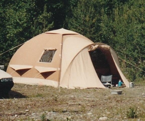 Karsten tent 300 x 300, Caravans en Kamperen, Ophalen, Gebruikt, Tot en met 4