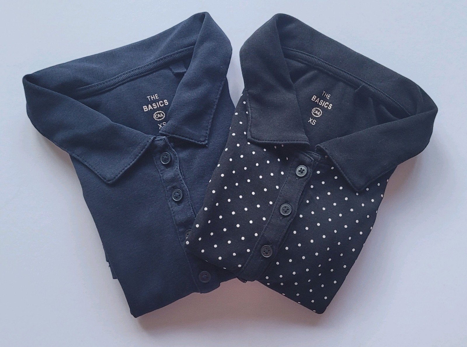 2 damespolo's maat XS. Als nieuw., Kleding | Dames, Verzenden, Zwart, Zo goed als nieuw, Cena