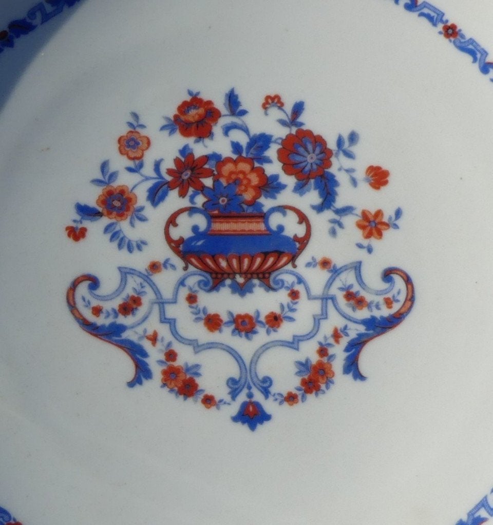 Vintage Porseleinen Serveerschaal met Bordjes, Overige merken, Vintage, Nieuw, Ophalen of Verzenden