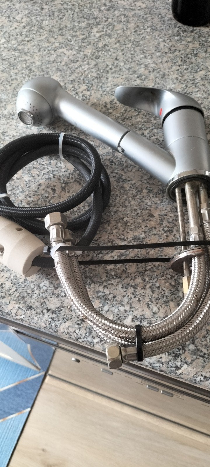Keukenkraan met uitschuifbare handdouche, Overige typen, Ophalen of Verzenden, Metaal, Overige merken