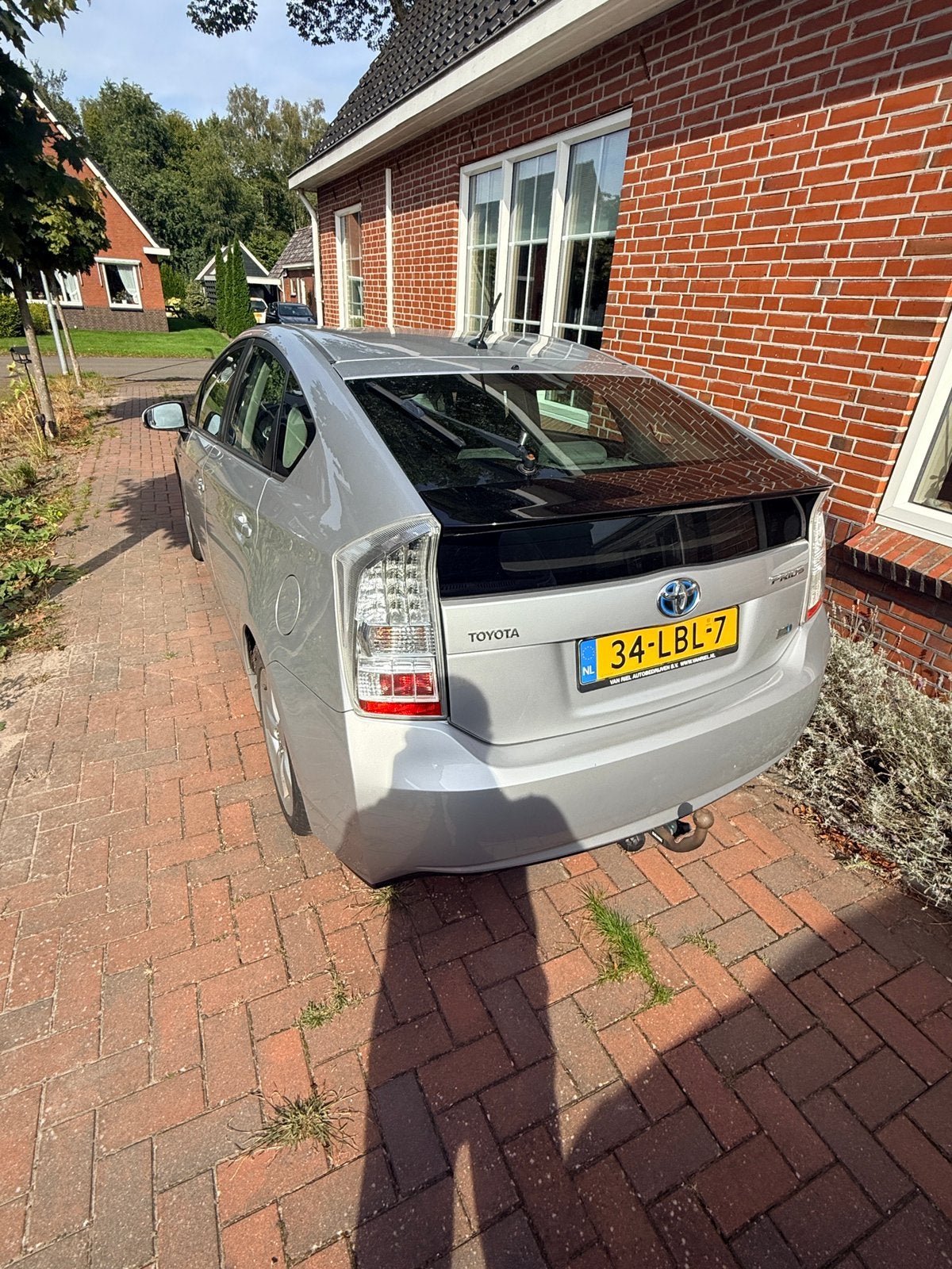 Toyota Prius 1.8 Full Hybrid 136PK Aut 2010 Grijs, Auto's, 4 cilinders, Alcantara, Origineel Nederlands, Grijs