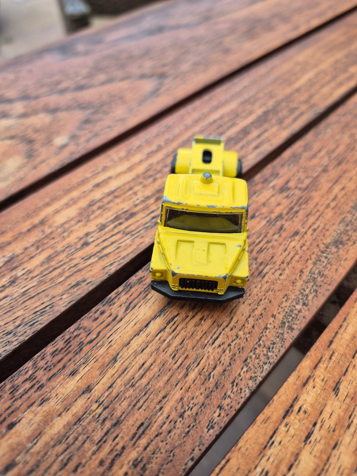 Majorette Scania Trekker Geel - Vintage Speelgoedauto, Ophalen of Verzenden, Gebruikt