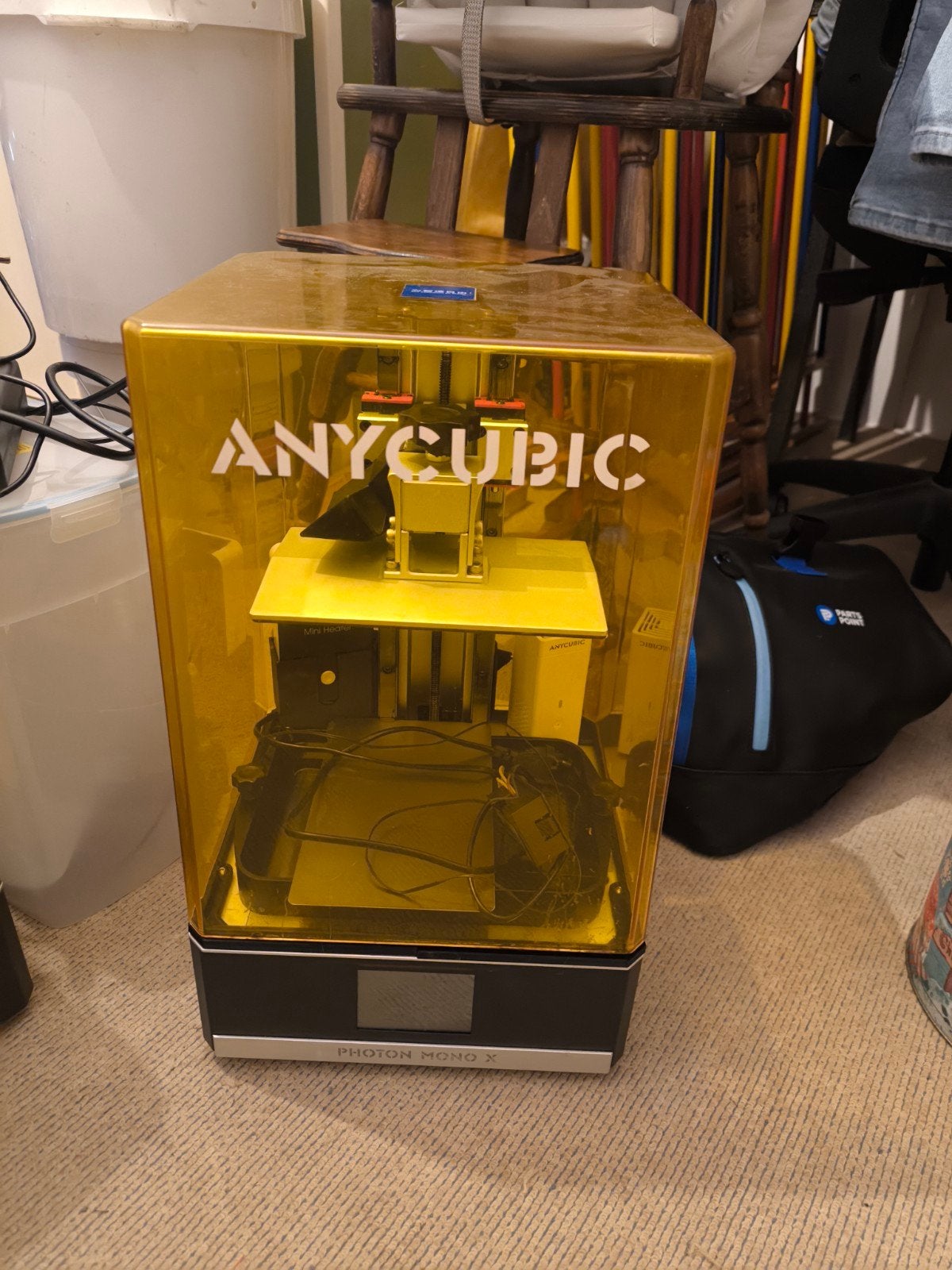 Anycubic Photon Mono X + Wash & Cure 2.0 3D-printer set, Gebruikt, Ophalen of Verzenden, Resin/Hars, Anycubic