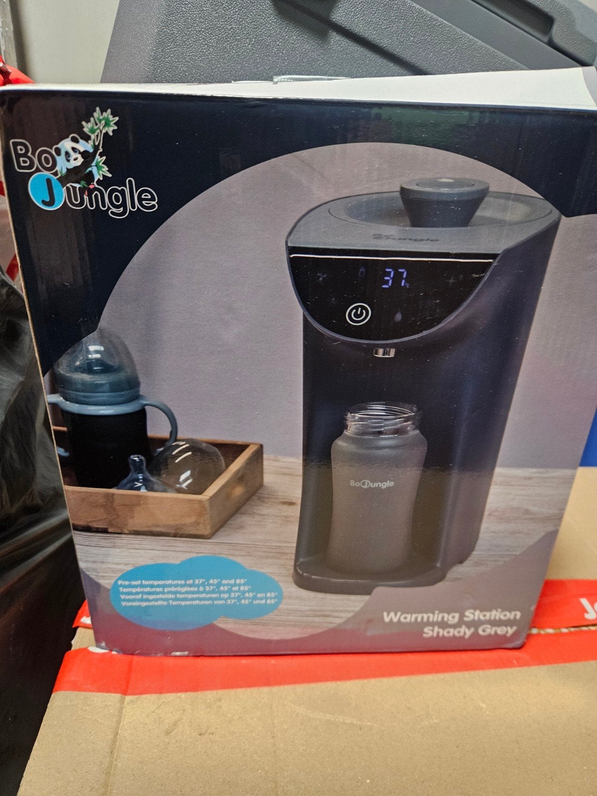 Bo Jungle Warming Station Shady Grey, Ophalen of Verzenden, Zo goed als nieuw, Flessen- of potjesverwarmer, Overige merken