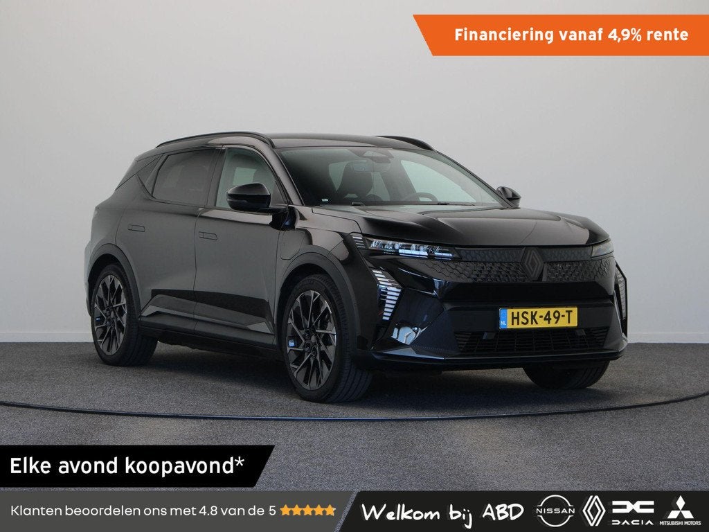 Renault Scenic E-Tech EV87 long range Esprit Alpine | Stoelm, Auto's, Renault, Gebruikt, 40 min, Leder en Stof, Zwart