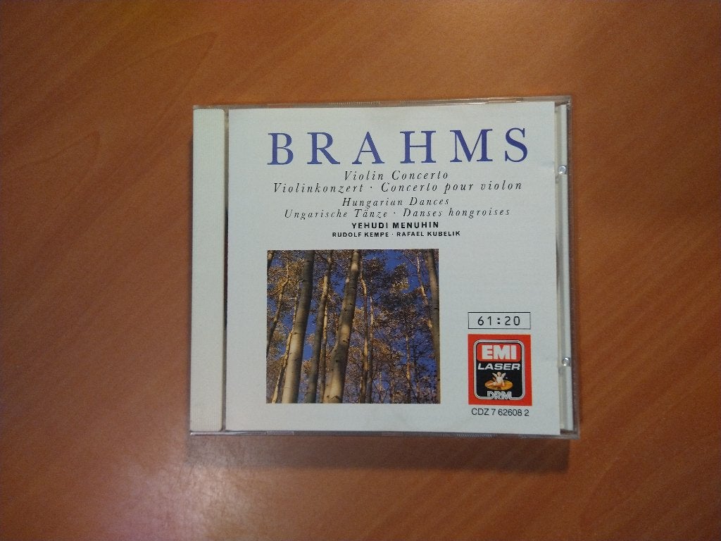 CD Brahms.  Violin Concerto - Hungarian Dances, Ophalen of Verzenden, Classicisme, Zo goed als nieuw, Kamermuziek