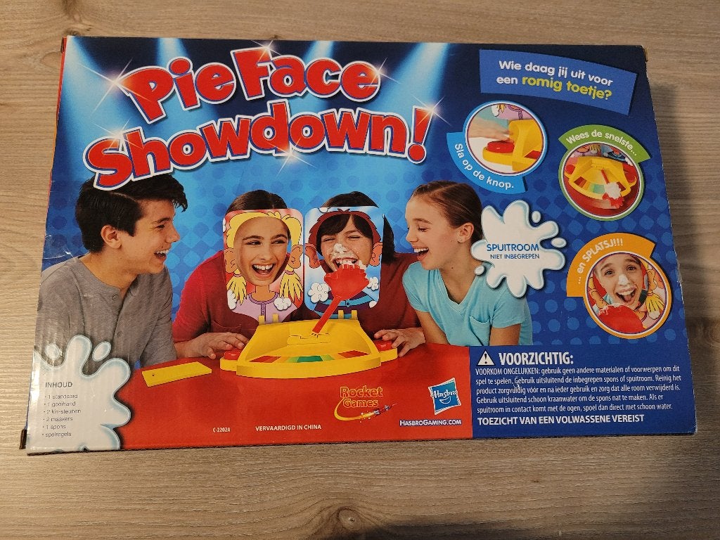 Pie Face Showdown! - Hilarisch familiespel, Ophalen of Verzenden, Nieuw, Hasbro Gaming