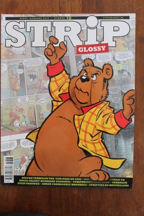 StripGlossy 10 (2018) o.a. Bommel Tom Poes, Eén stripboek, Ophalen of Verzenden, Gelezen