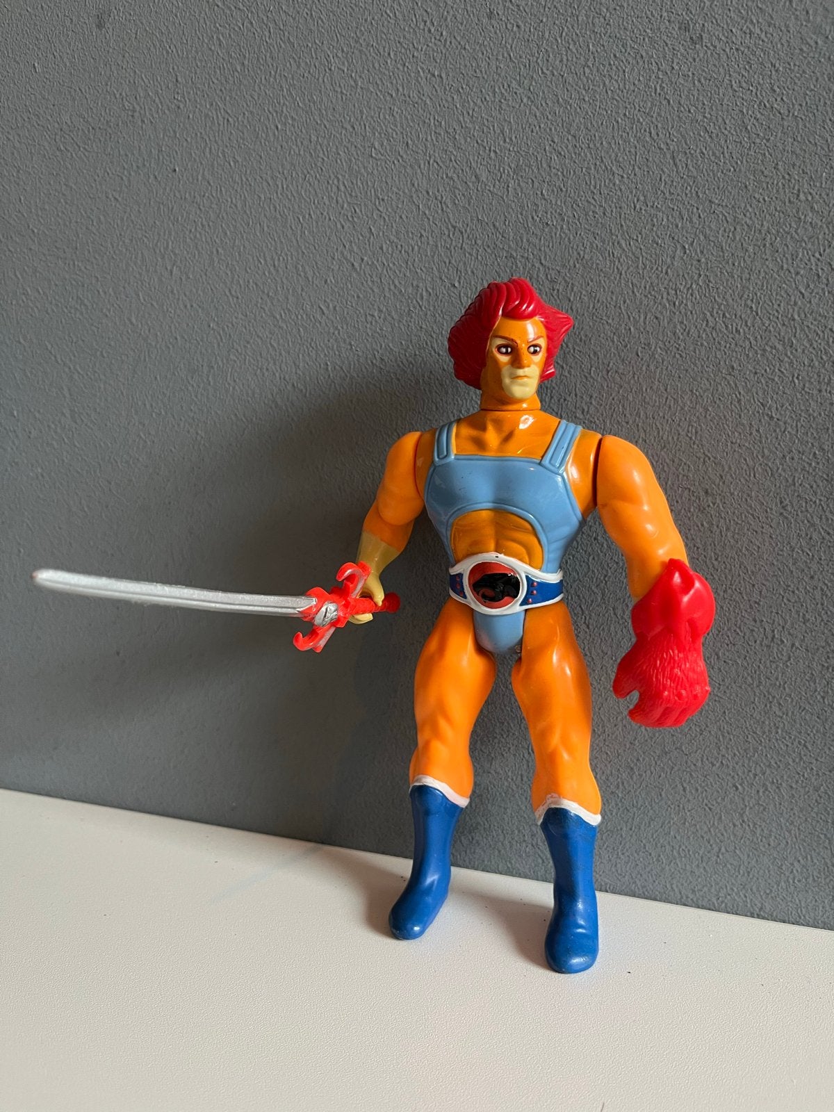 Vintage Thundercats Lion-O actiefiguur met zwaard, Ophalen of Verzenden, Gebruikt