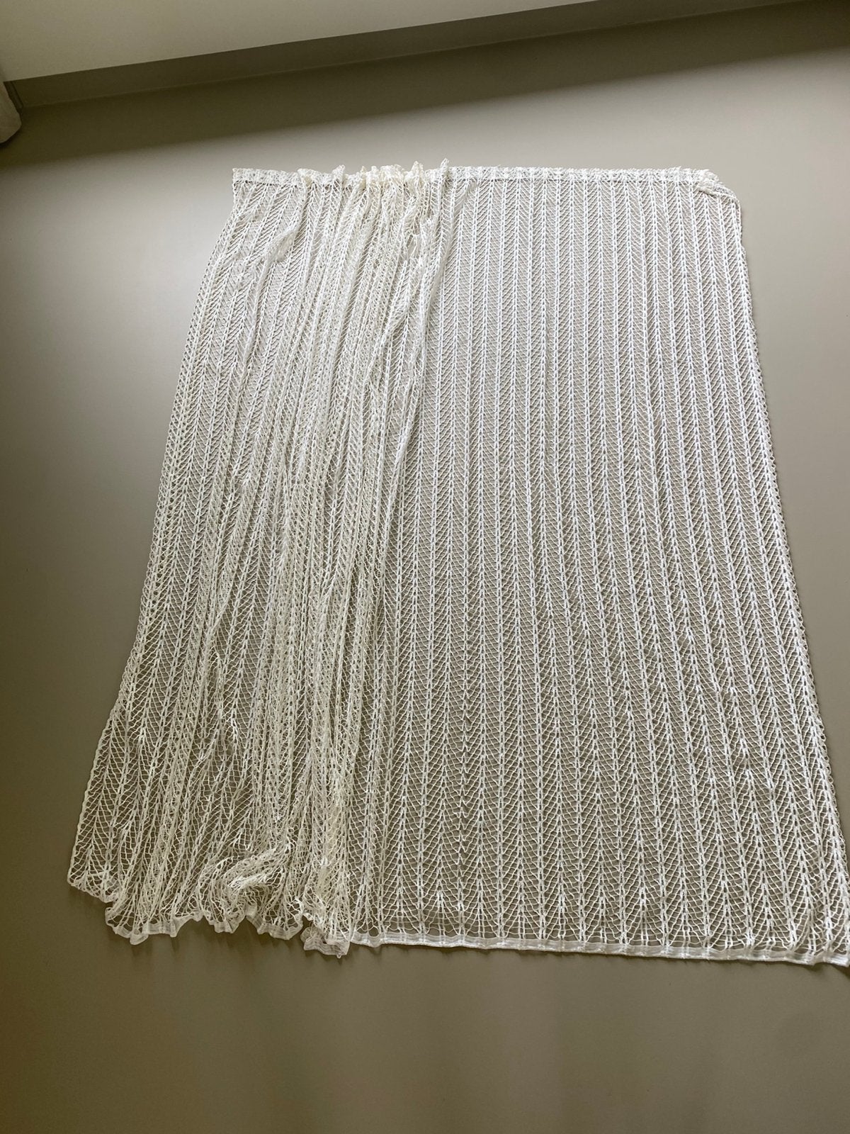 Vintage vitrage/gordijnen, Huis en Inrichting, Stoffering | Gordijnen en Lamellen, Gebruikt, Ophalen of Verzenden, 200 cm of meer
