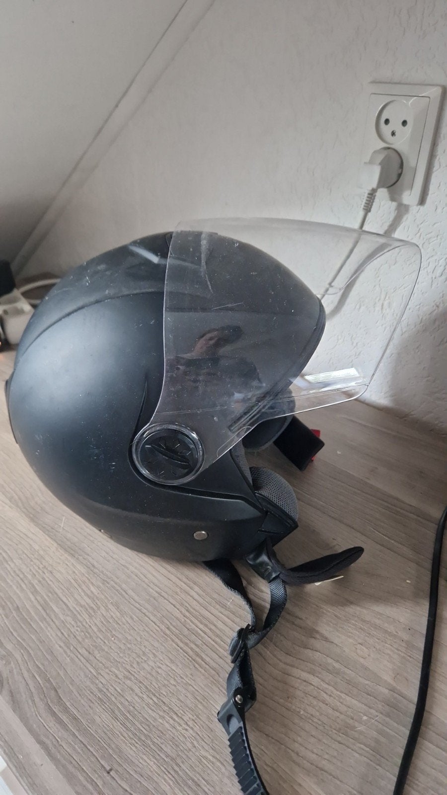 Vito Helmets Jethelm Zwart Maat S, Dames, Jethelm, S, Tweedehands