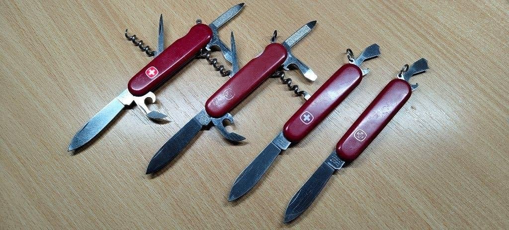zakmes x4 Wenger, Verzenden, Gebruikt