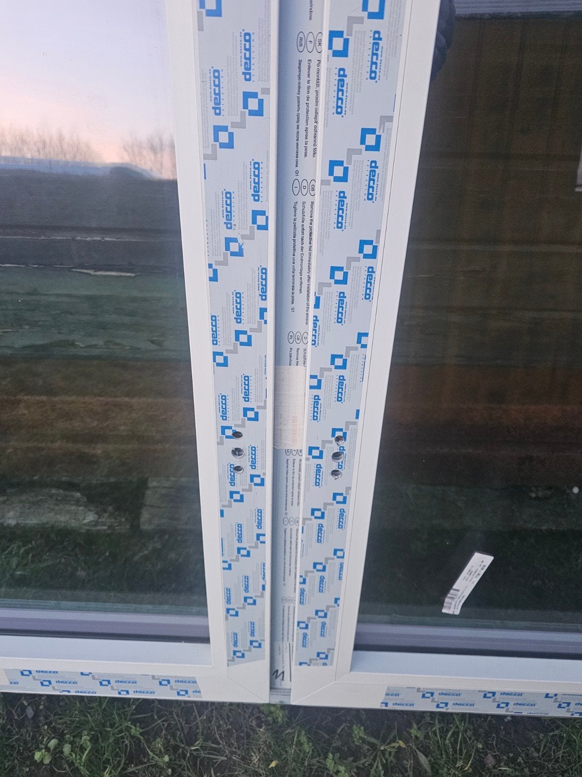 Nieuw Gevelraam met Dubbelglas - Wit PVC