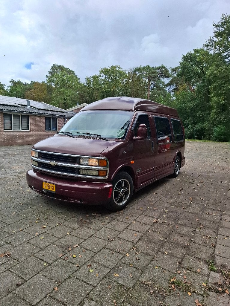 Chevrolet Express 1500 LPG Camper V8 (veel facturen aanwezig, Chevrolet, Leder, Particulier, Te koop