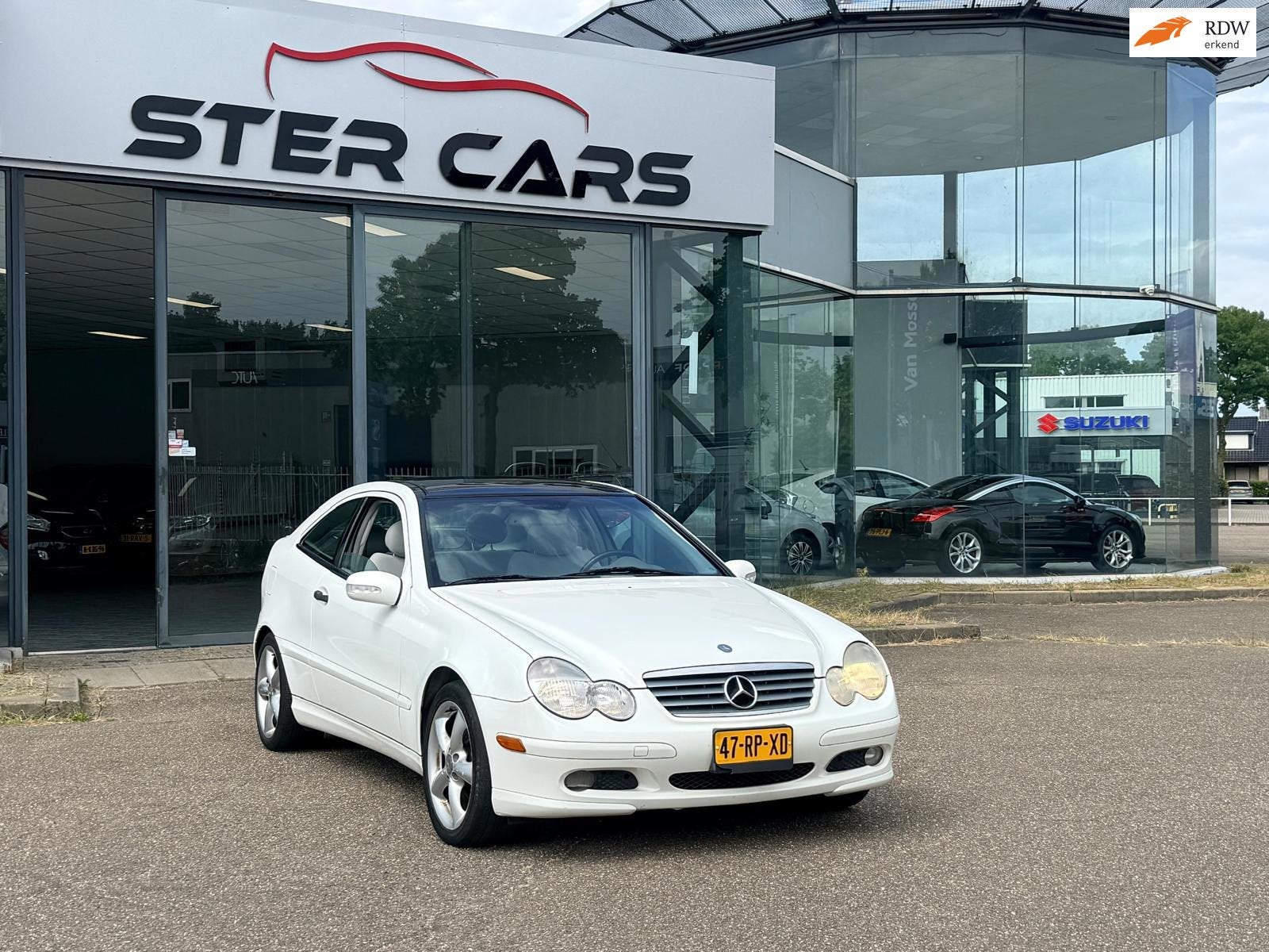 Mercedes-Benz C-klasse Sportcoupé 230 K|Automaat|Airco|Onde, Auto's, Mercedes-Benz, Automaat, Gebruikt, 4 cilinders, 4 stoelen