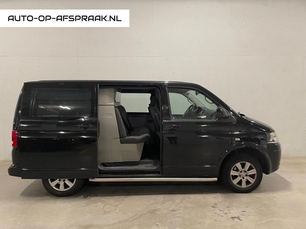 Volkswagen Transporter 2.0 TDI Dubbel Cabine BTW 21% Airco, Auto's, Voorwielaandrijving, Euro 5, Stof, Gebruikt