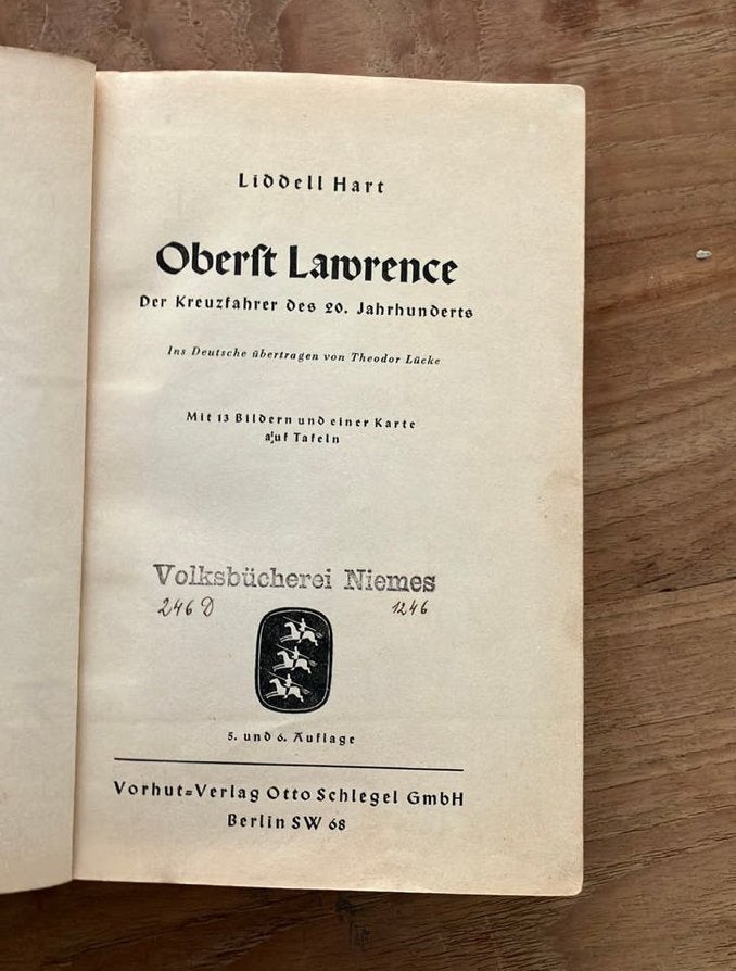 Oberst Lawrence - Liddell Hart, Ophalen of Verzenden