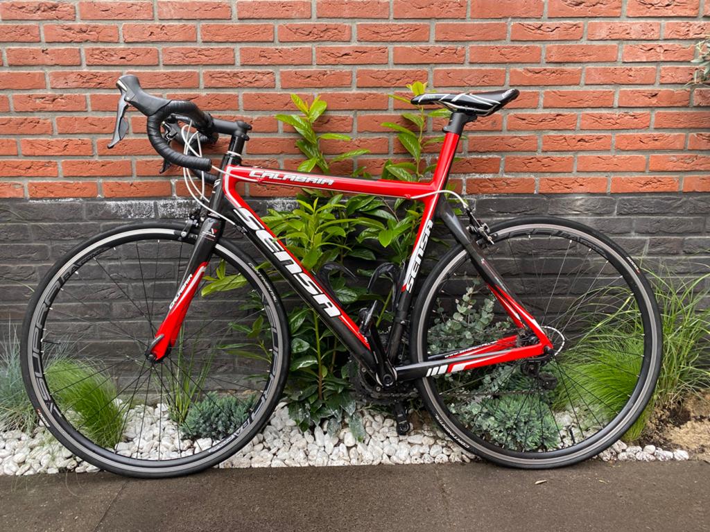 Sensa Calabria Full Carbon 55cm - Shimano Ultegra, 28 inch, Gebruikt, Aluminium, Meer dan 20 versnellingen
