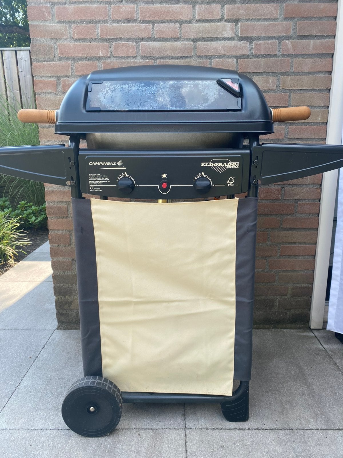 BBQ Gas, lavastenen, Ophalen, Gebruikt