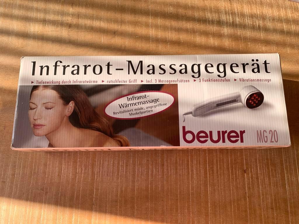 Beurer Infrarood Massageapparaat MG 20, Sport en Fitness, Massageproducten, Ophalen, Gebruikt, Apparaat
