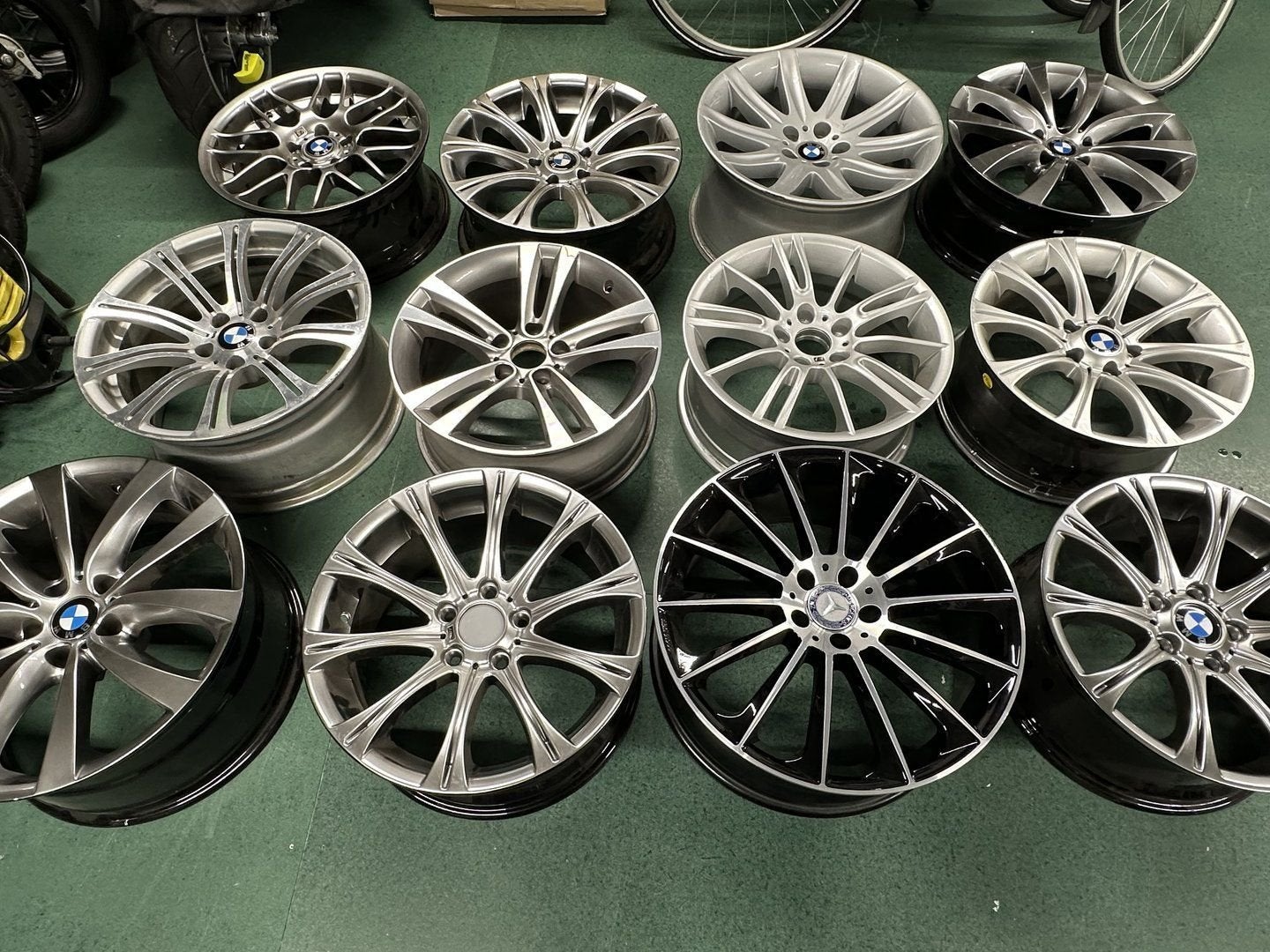 Diverse losse velgen BMW Mercedes 5x120 5x112 OPRUIMPRIJS, Gebruikt, -, -, Banden en Velgen