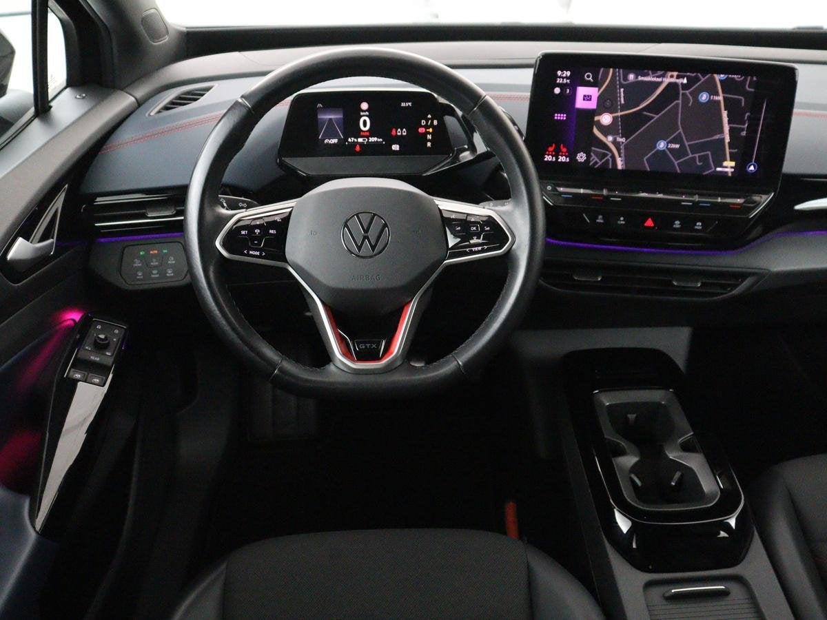 Volkswagen ID.5 GTX 77 kWh | SOH 90,1% | Half leder | Stuur/, Stof, Zwart, Origineel Nederlands, Vierwielaandrijving