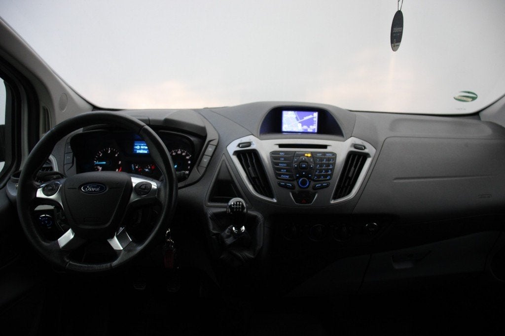 Ford TRANSIT CUSTOM 300 2.2 TDCI L1H1 Trend 9 Persoons - Air, Auto's, Euro 5, 101 pk, Gebruikt, Wit