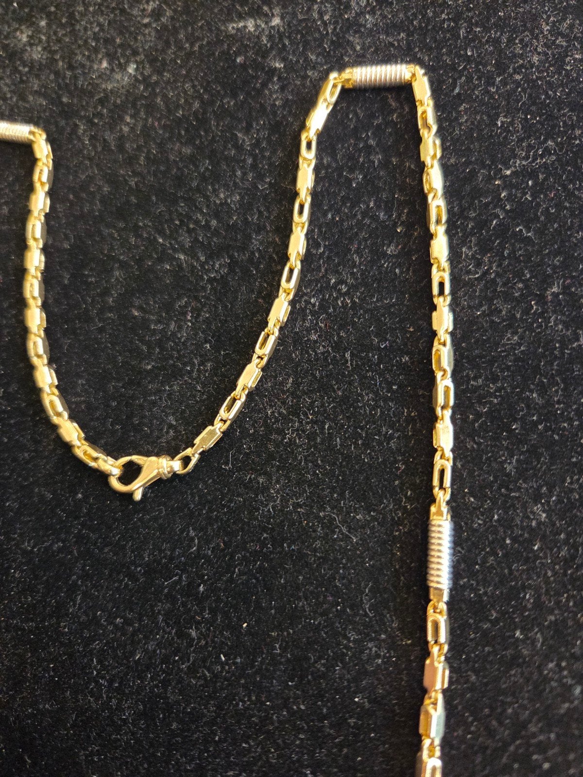 14 k gouden monte carlo ketting 30,4 gram 65 cm, Sieraden, Tassen en Uiterlijk, Kettingen, Ophalen of Verzenden, Nieuw, Goud, Goud