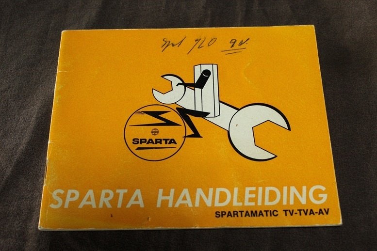 Sparta Spartamatic TV TVA AV 1972 ? bromfiets handleiding, Ophalen of Verzenden, Gebruikt