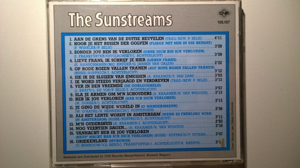 The Sunstreams - Het Allerbeste Van, Ophalen of Verzenden, Zo goed als nieuw, Levenslied of Smartlap