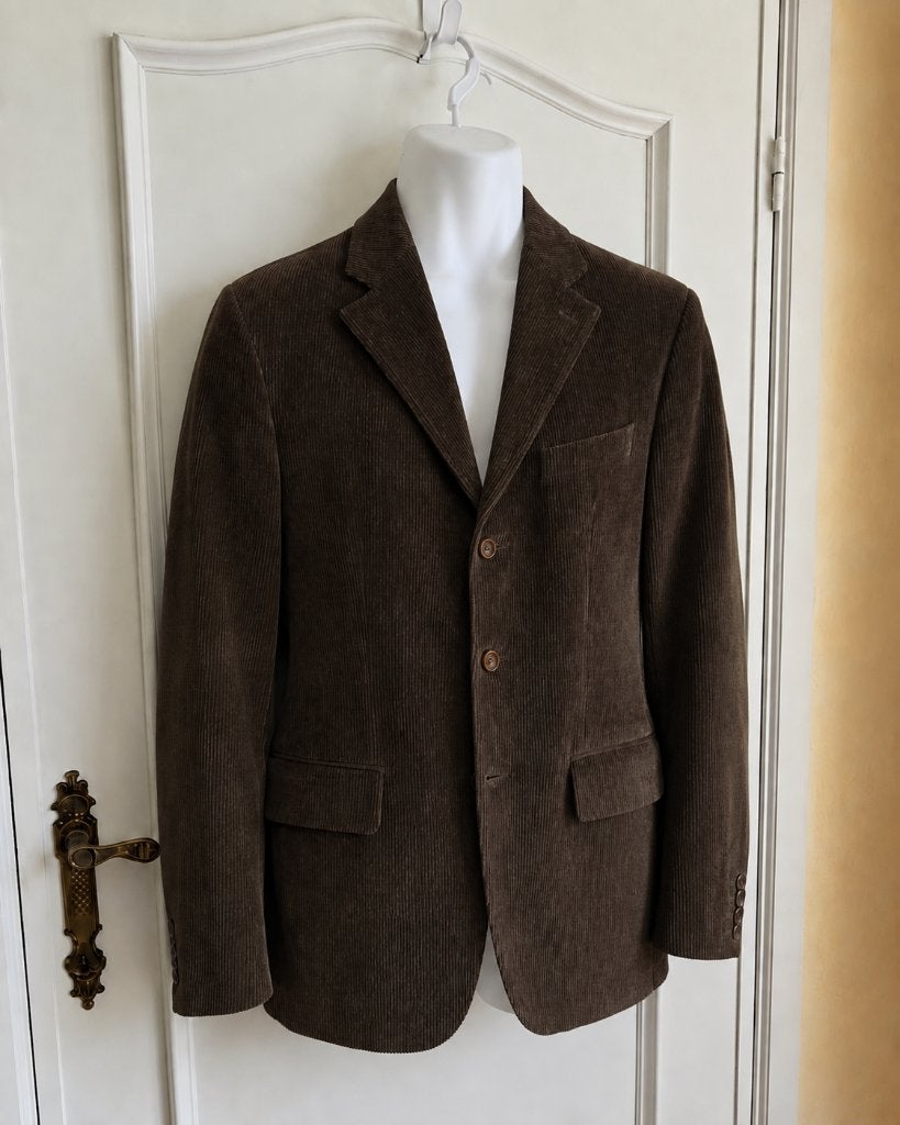 Scabal corduroy blazer maat 46, Kleding | Heren, Bruin, Ophalen of Verzenden, Scabal, Gedragen