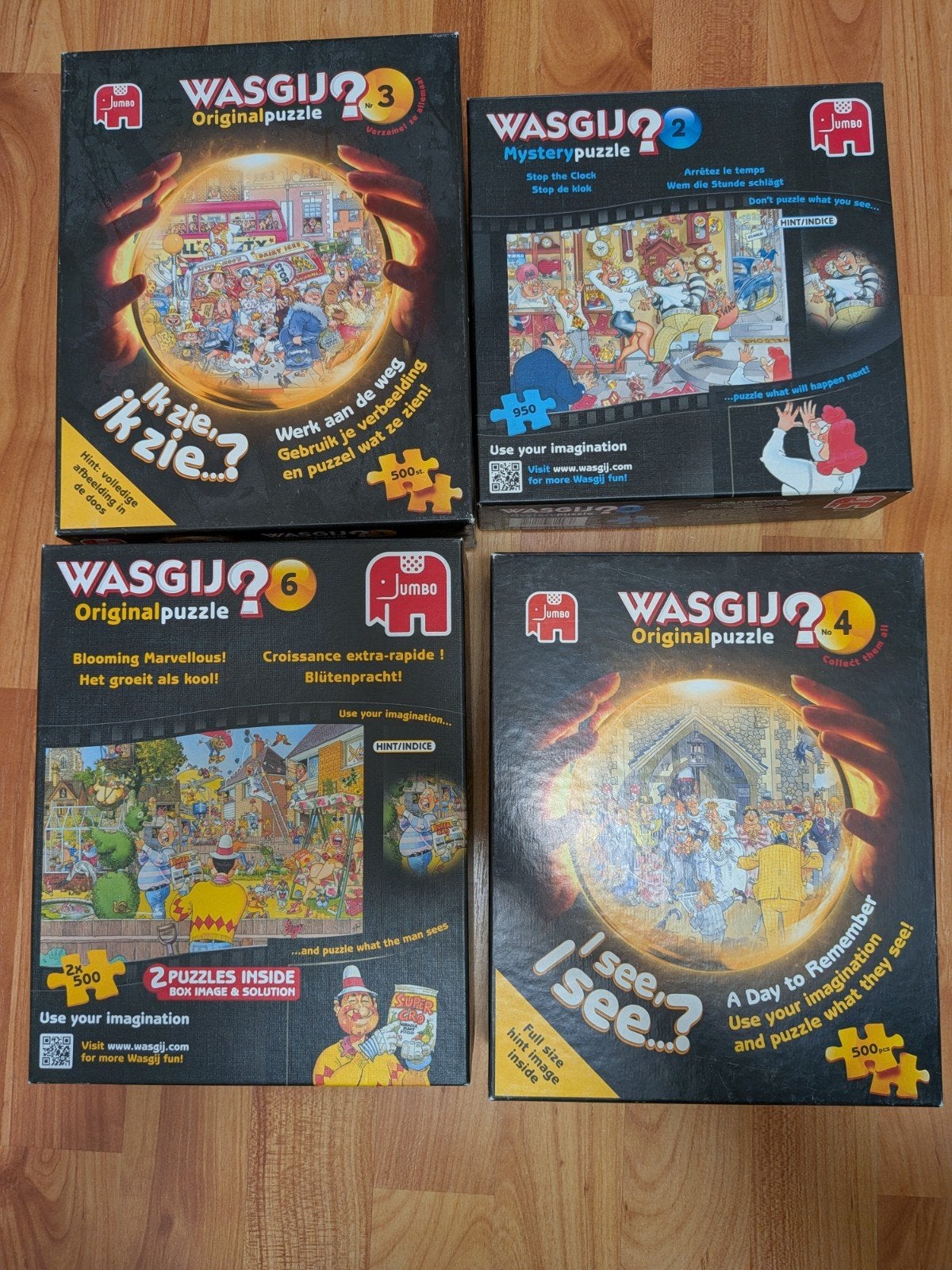 Wasgij puzzels, Ophalen, 500 t/m 1500 stukjes, Gebruikt