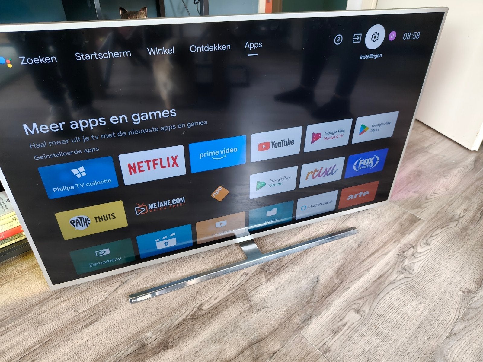 43 inch Philips 4k UHD ambilight smart tv., Ophalen, Philips, LED, Zo goed als nieuw