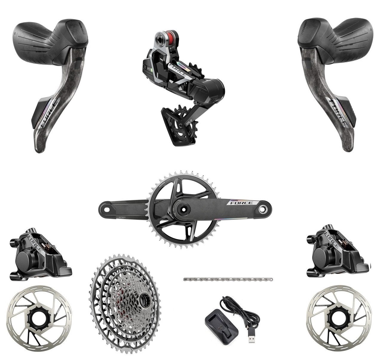 SRAM Force XPLR E1 1x13 groepset NIEUW!!!, Sram benelux, Gravelbike, Niet ingevuld, Nieuw