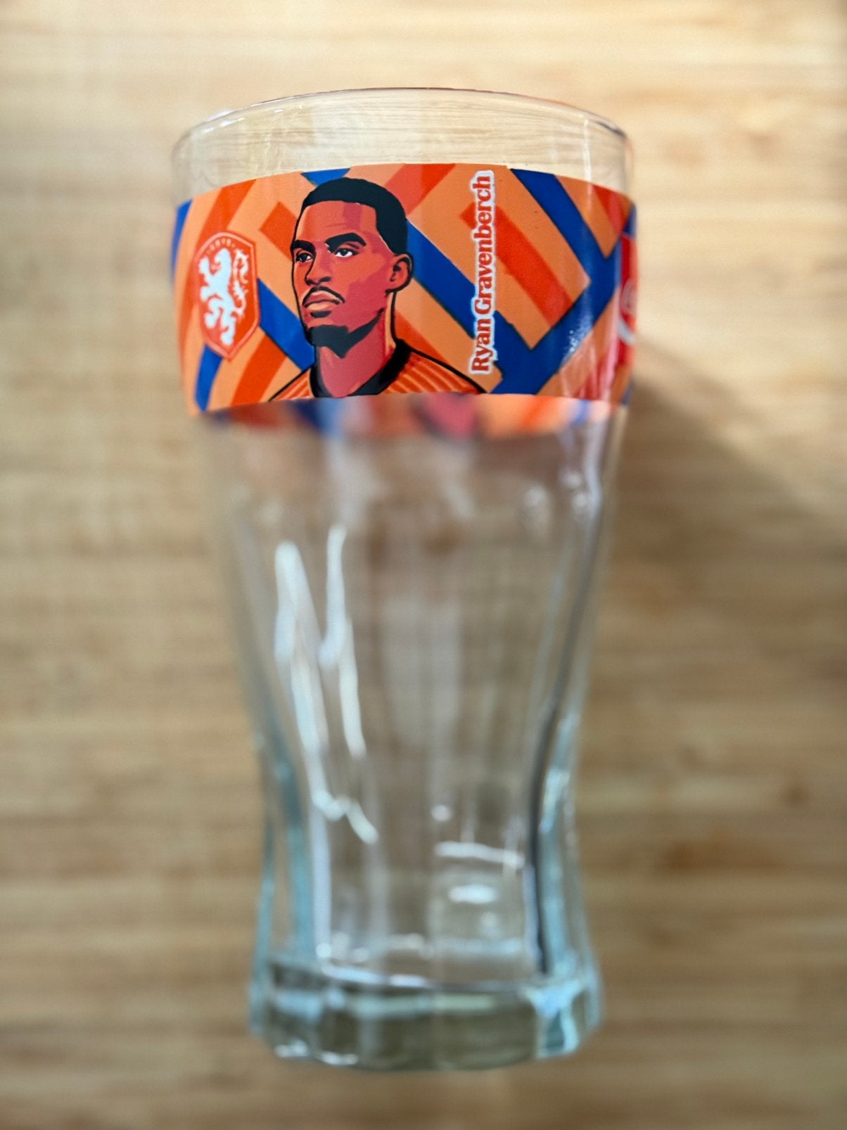 Coca Cola glas WK - Ryan Gravenberch, Ophalen of Verzenden, Nieuw, Buitenlandse clubs, Overige typen
