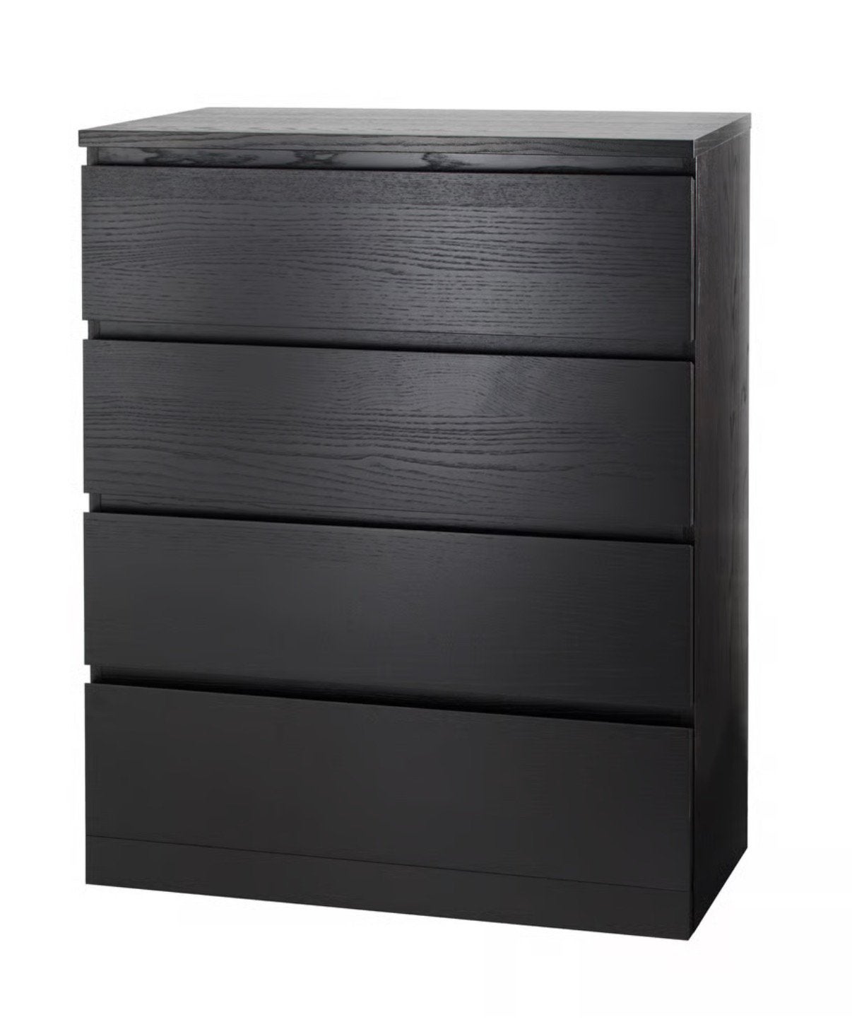 Ikea Malm ladekast, 4 lades, zwart, 80x123cm, NIEUW in doos., Ophalen, 100 tot 150 cm, Nieuw, 50 tot 100 cm
