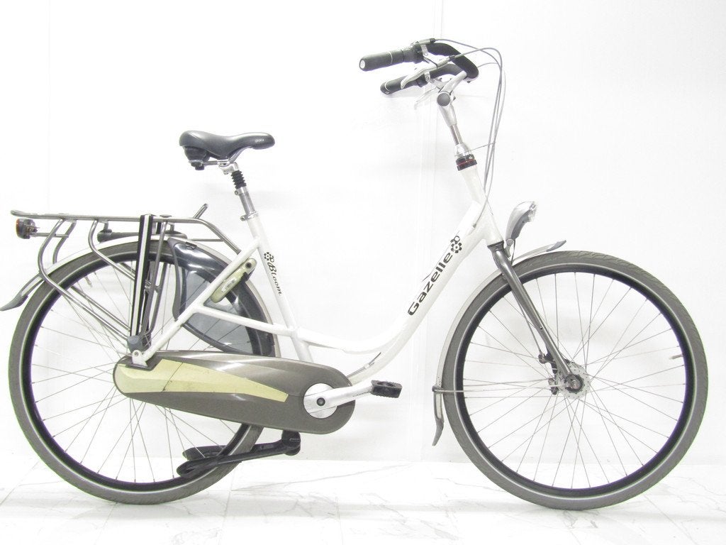 Gazelle Bloom wit dames 53cm 28inch, 53 tot 56 cm, Gebruikt, Gazelle, Versnellingen