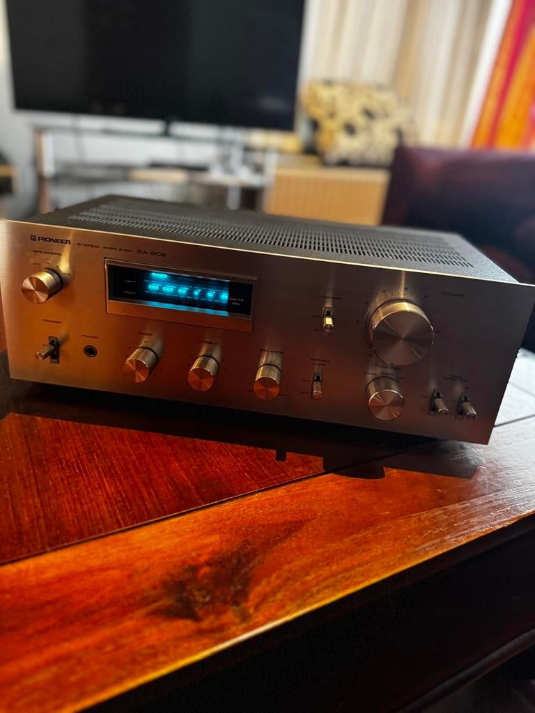 Pioneer SA-508 Vintage Versterker – Topstaat (Blue Line), Audio, Tv en Foto, Versterkers en Receivers, Ophalen, Zo goed als nieuw