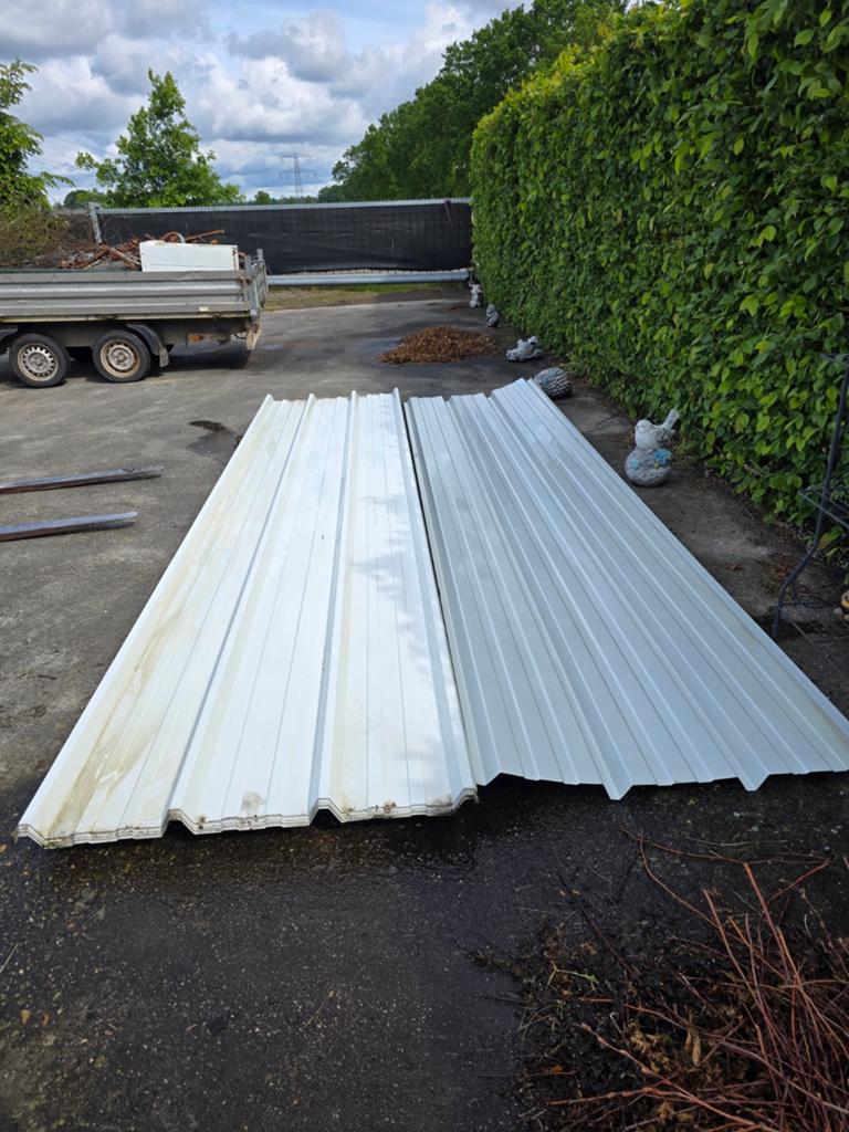 Damwand platen (nieuw), Doe-het-zelf en Verbouw, Dakpannen en Dakbedekking, Overige kleuren, Nieuw, 15 m² of meer, Metaal