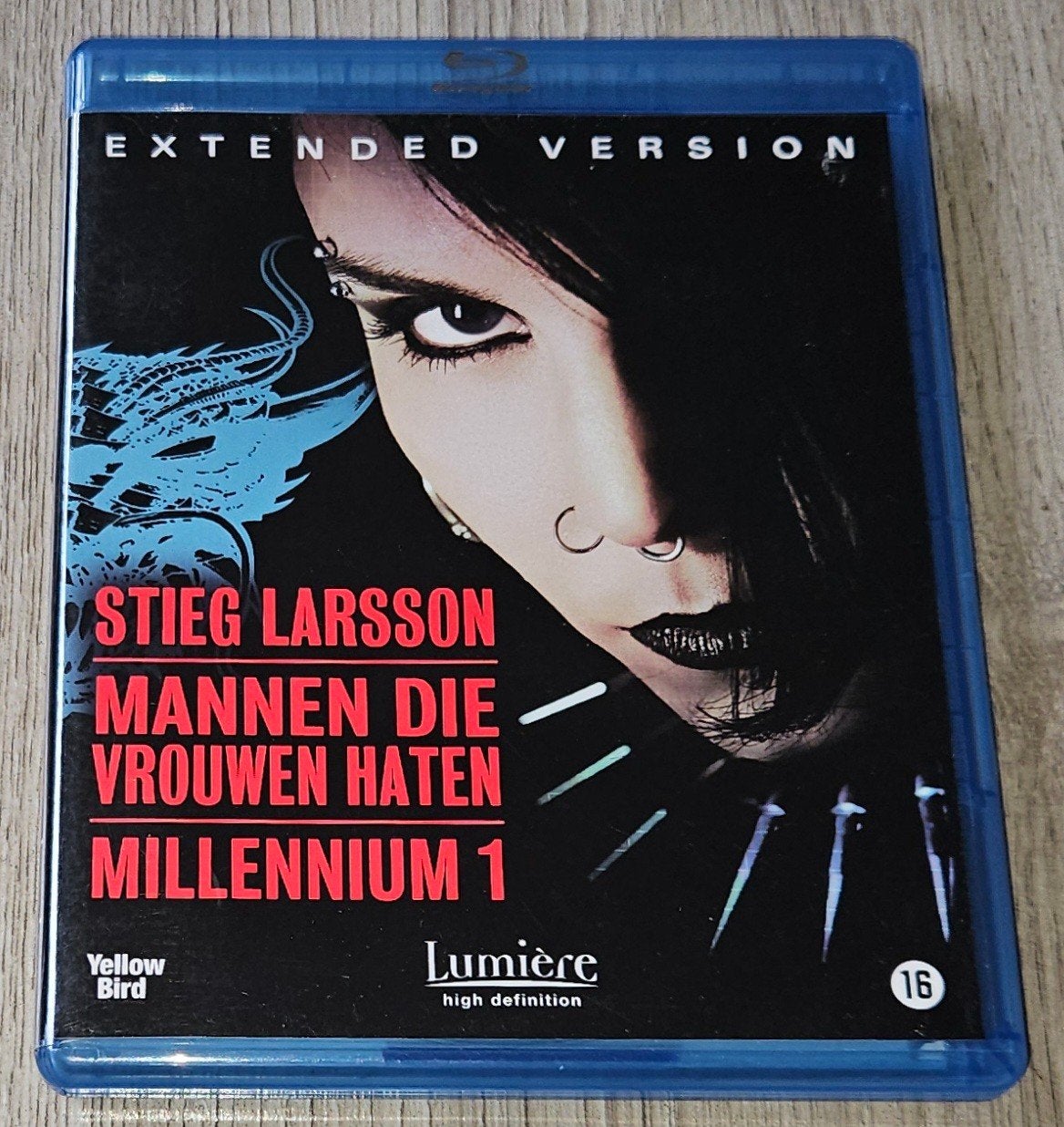 Stieg Larsson - Millennium 1  (Blu-ray), Cd's en Dvd's, Ophalen of Verzenden, Zo goed als nieuw, Thrillers en Misdaad
