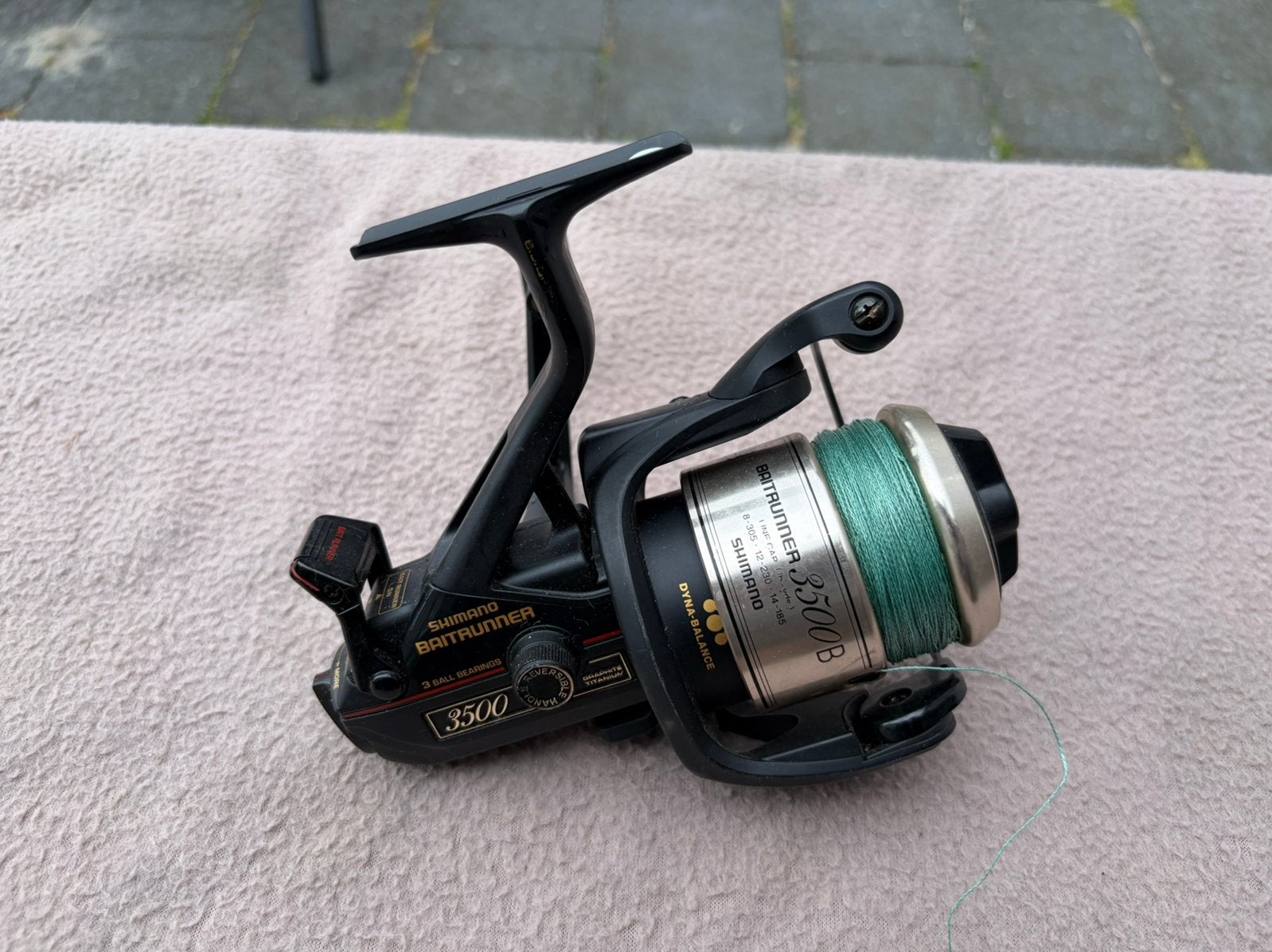 Shimano 3500b baitrunner molen, Watersport en Boten, Hengelsport | Karpervissen, Ophalen of Verzenden, Gebruikt, Molen