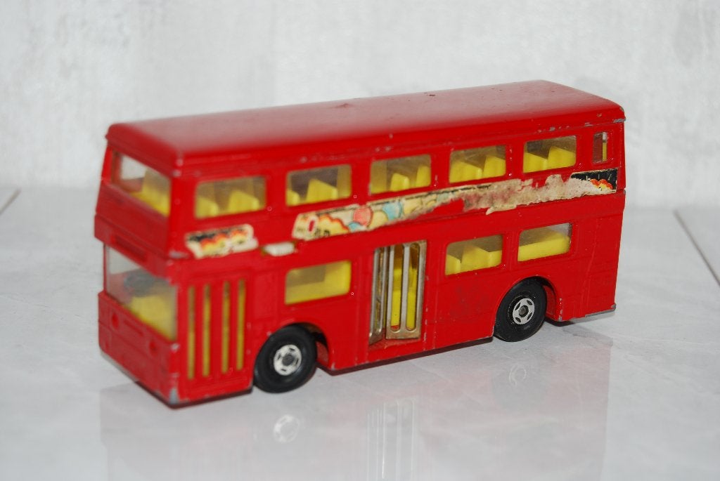 Matchbox Superkings Dubbeldekker The Londoner K-15, Ophalen of Verzenden, Gebruikt, Bus of Vrachtwagen, Matchbox
