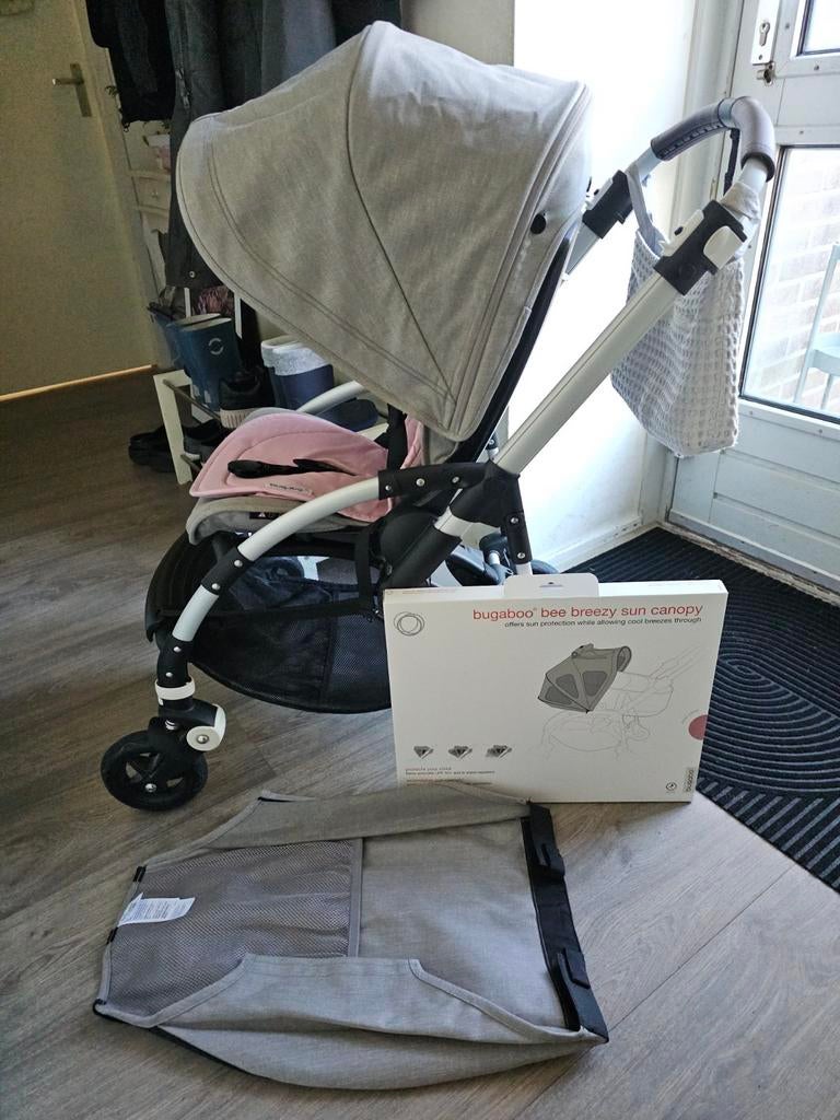 Bugaboo Bee 5 kinderwagen met accessoires, Ophalen, Bugaboo, Verstelbare duwstang, Zo goed als nieuw