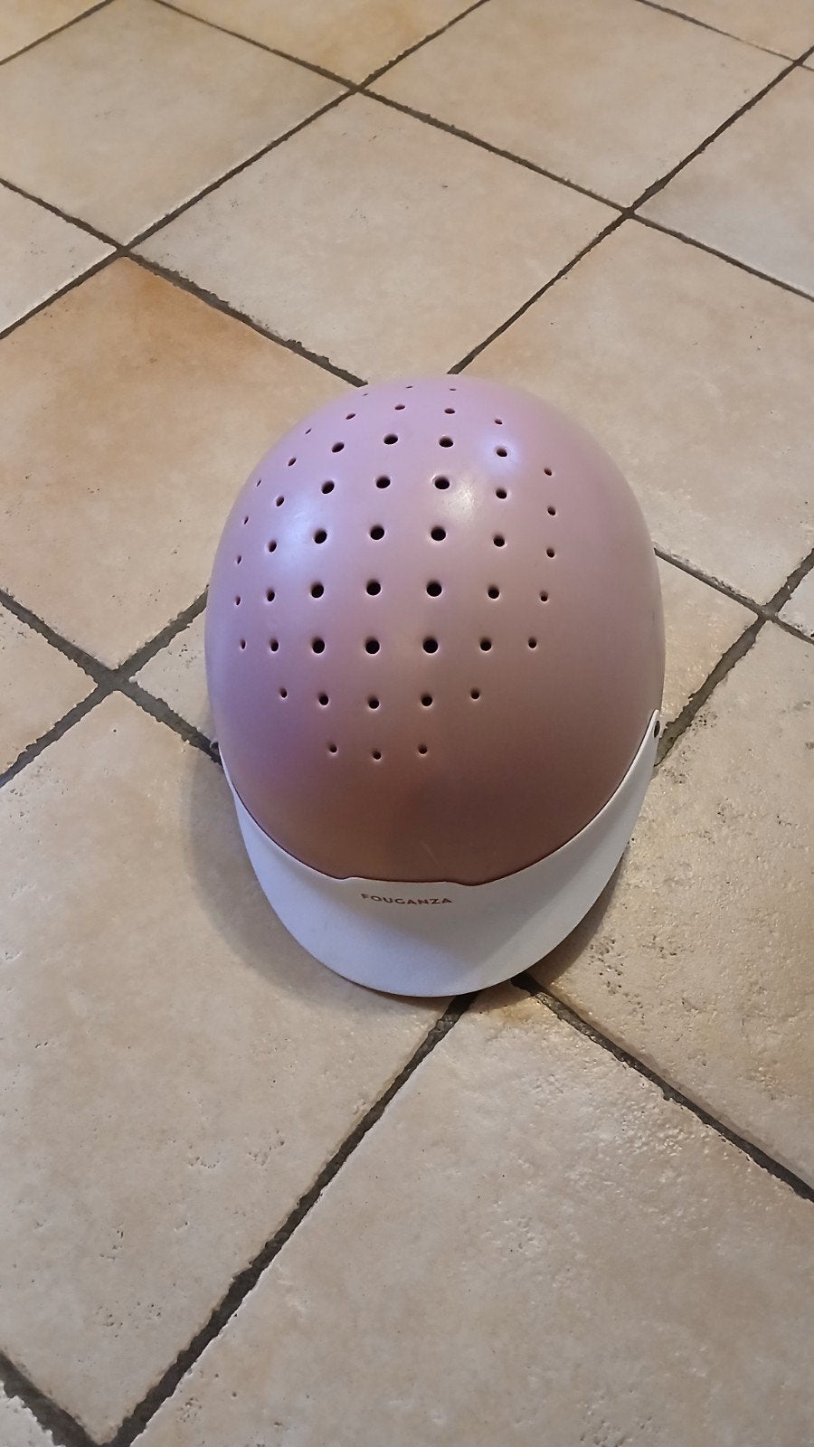 paardrijcap, Dieren en Toebehoren, Paardrijkleding, Ophalen, Gebruikt, Kinderen, Roze