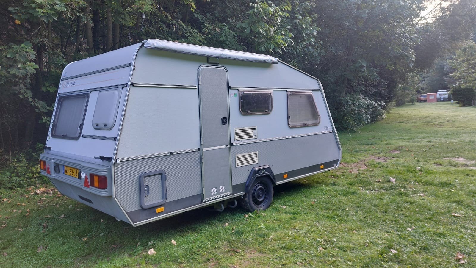 Fiamma Zakluifel incl zijwanden voor caravan of camper, Caravans en Kamperen, Ophalen, Gebruikt