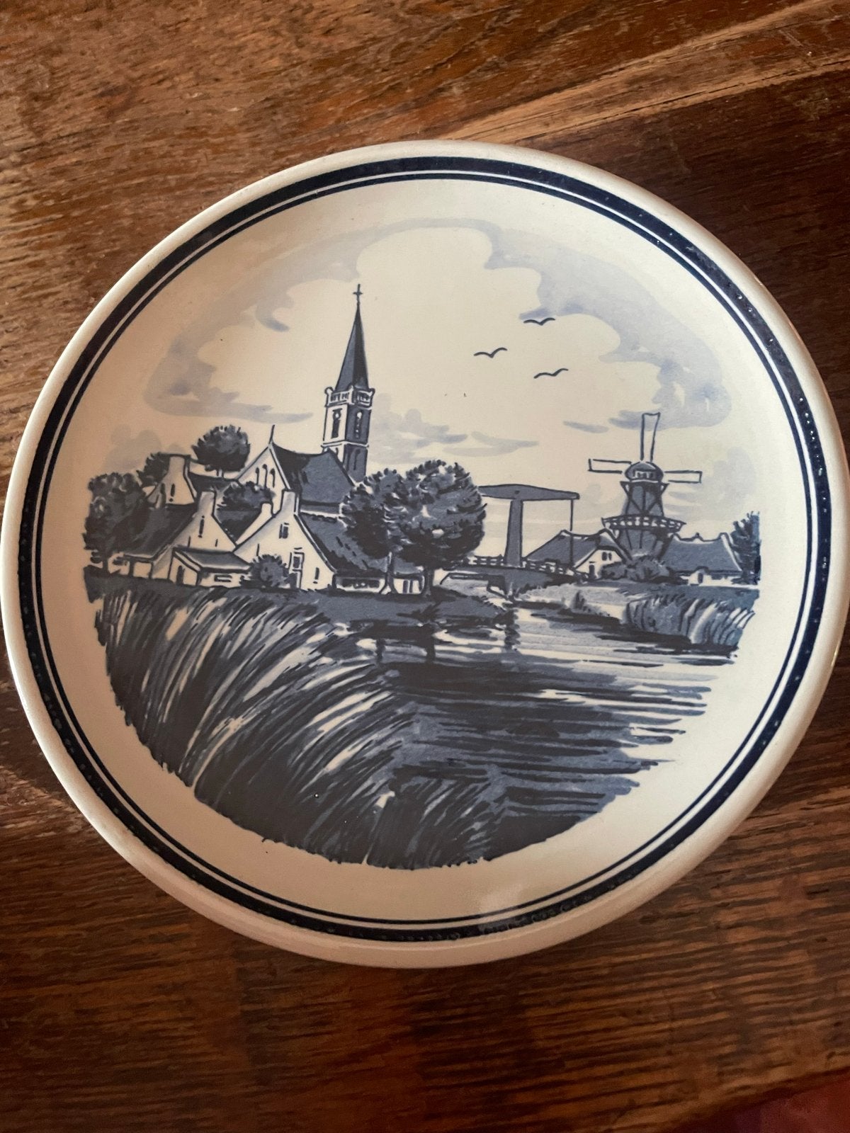 Royal Goedewaagen Blauw Delfts Wandbordje Holland, Antiek en Kunst, Ophalen of Verzenden